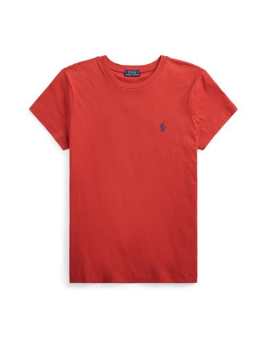 Polo Ralph Lauren Woman T-shirt Red Size Xl Cotton