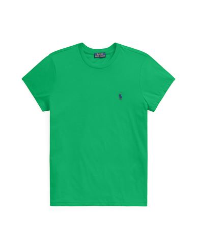 Shop Polo Ralph Lauren Woman T-shirt Emerald Green Size L Cotton