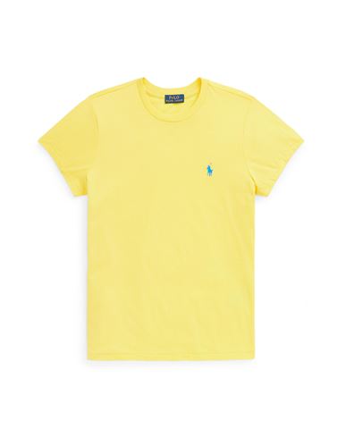 Shop Polo Ralph Lauren Woman T-shirt Yellow Size L Cotton