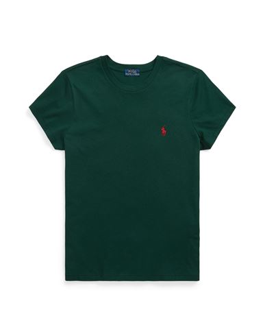 Polo Ralph Lauren Woman T-shirt Dark Green Size Xl Cotton
