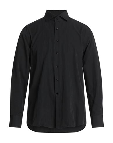 Egon Von Furstenberg Man Shirt Black Size 15 ½ Cotton
