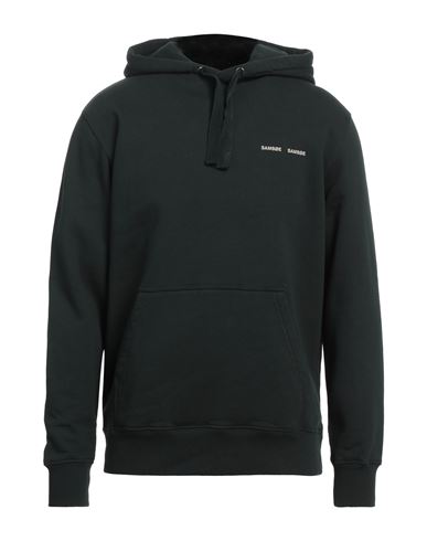 Samsoe & Samsoe Samsøe Φ Samsøe Man Sweatshirt Dark Green Size Xs Cotton In Green