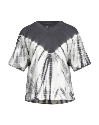 Shop Leon & Harper Woman T-shirt Lead Size S Cotton, Organic Cotton In Grey