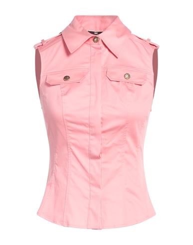 Elisabetta Franchi Woman Shirt Pink Size 6 Cotton, Elastane In Pink