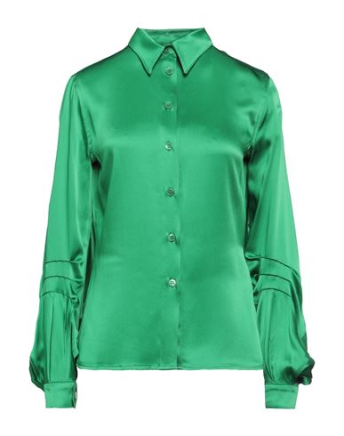 Tom Ford Woman Shirt Green Size 0 Acetate, Viscose