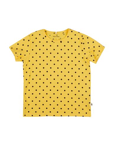 Mini Rodini Babies'  Toddler T-shirt Yellow Size 7 Organic Cotton, Elastane