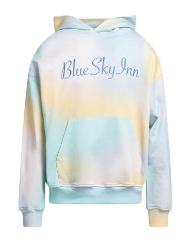 Shop Blue Sky Inn Man Sweatshirt Light Green Size Xl Cotton, Elastane