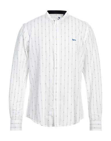 Harmont & Blaine Man Shirt White Size Xl Linen
