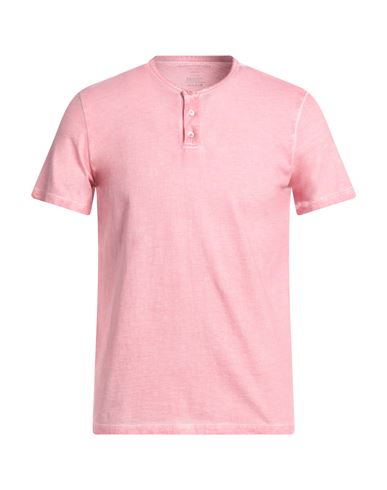 Majestic Filatures Man T-shirt Pink Size L Organic Cotton, Recycled Cotton