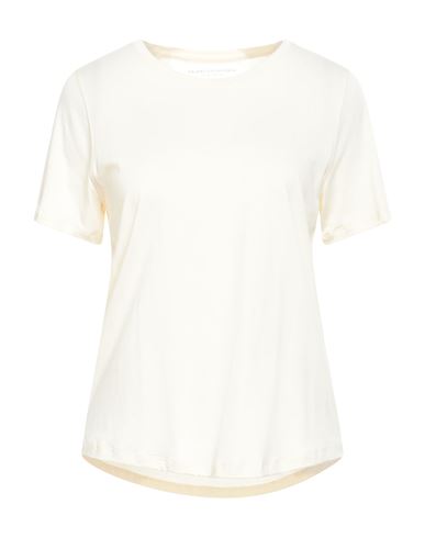 Majestic Filatures Woman T-shirt Ivory Size 1 Lyocell, Cotton In White
