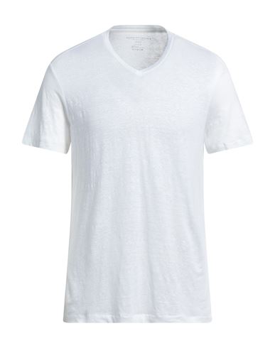 Majestic Filatures Man T-shirt White Size M Linen, Elastane