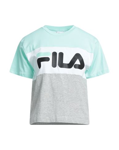 Fila Woman T-shirt Light Green Size M Cotton