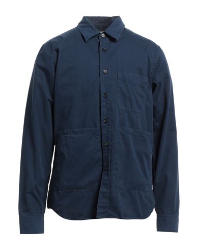 Aspesi Man Shirt Navy Blue Size Xxl Cotton