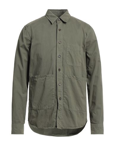 Aspesi Man Shirt Military Green Size L Cotton