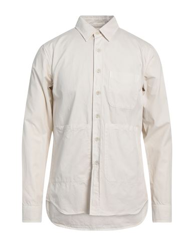 Aspesi Man Shirt Cream Size Xl Cotton In White