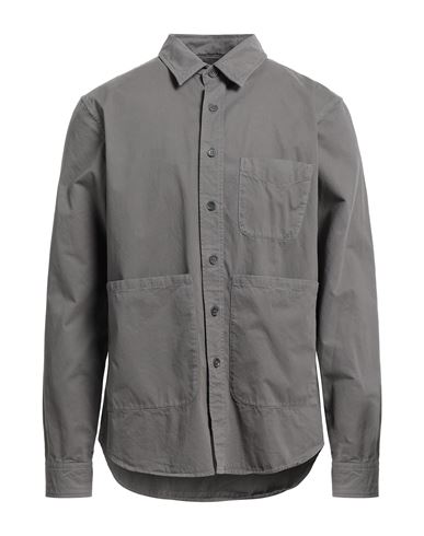 Aspesi Man Shirt Lead Size Xxl Cotton In Grey