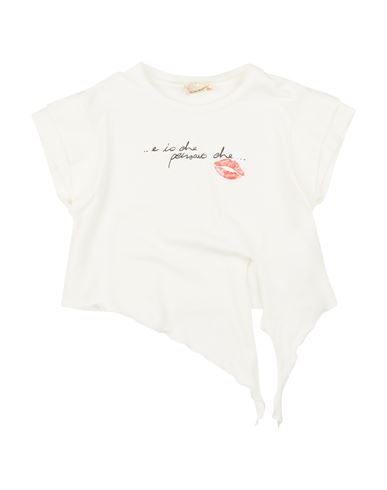 Elisabetta Franchi Babies'  Toddler Girl T-shirt White Size 6 Cotton, Elastane