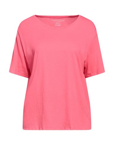 MAJESTIC MAJESTIC FILATURES WOMAN T-SHIRT FUCHSIA SIZE 4 COTTON 