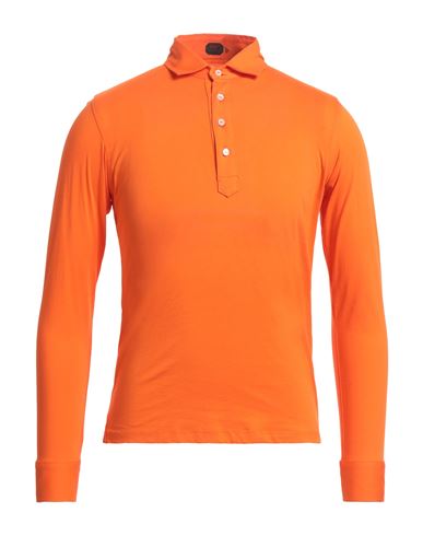 Mp Massimo Piombo Polo Shirts In Orange
