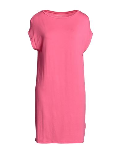 Majestic Filatures Woman Mini Dress Fuchsia Size 1 Viscose, Elastane In Pink