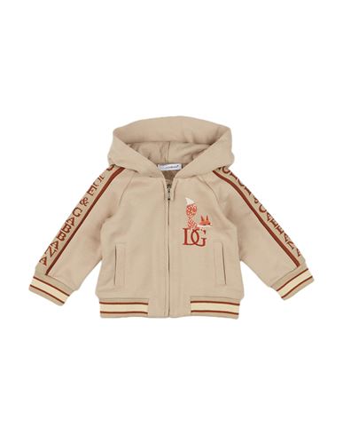 Dolce & Gabbana Babies'  Toddler Boy Sweatshirt Light Brown Size 9 Cotton In Beige