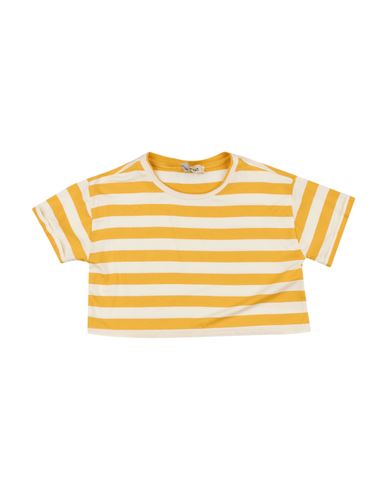 Dixie Babies'  Toddler Girl T-shirt Ocher Size 6 Viscose, Elastane In Yellow