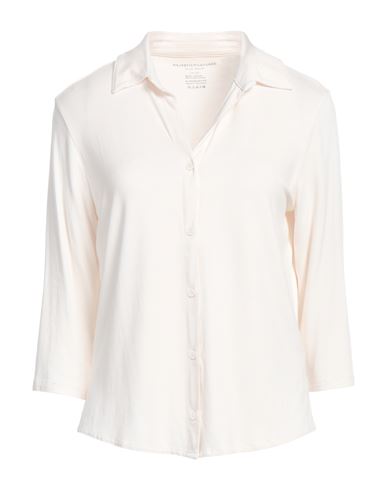 Shop Majestic Filatures Woman Shirt Cream Size 1 Viscose, Elastane In White