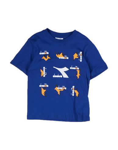 Diadora Babies'  Toddler Boy T-shirt Blue Size 6 Cotton