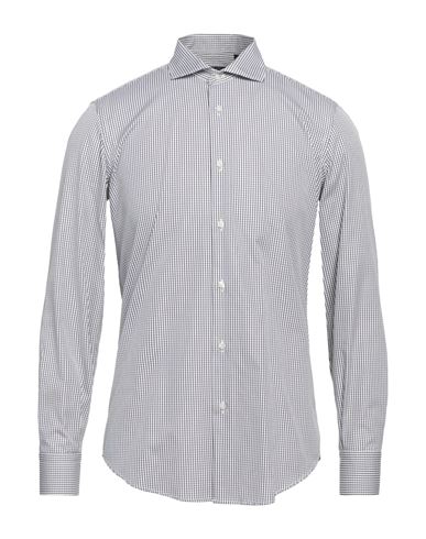Liu •jo Man Man Shirt Black Size 15 ½ Cotton In White