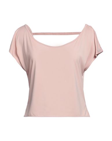 Ea7 Woman Top Blush Size Xl Modal, Polyester In Pink