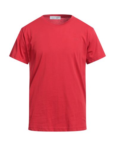 Barbati Man T-shirt Red Size S Cotton