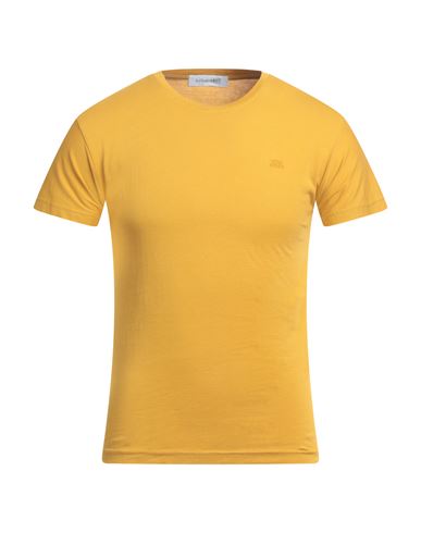 Barbati Man T-shirt Ocher Size S Cotton In Yellow