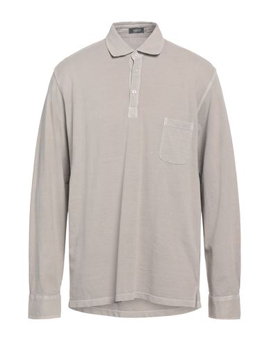 Rossopuro Man Polo Shirt Dove Grey Size 8 Cotton