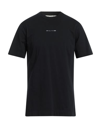Alyx 1017  9sm 1017  9sm Fitted T-shirt With Colorful Print And Front Logo In Black