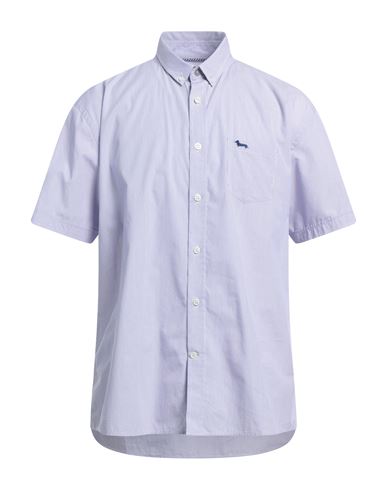 Shop Harmont & Blaine Man Shirt Purple Size L Organic Cotton