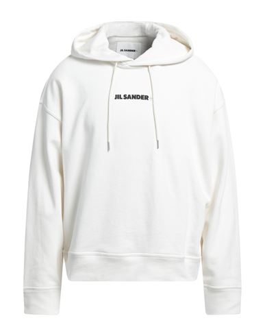 Jil Sander Man Sweatshirt Ivory Size S Cotton In White