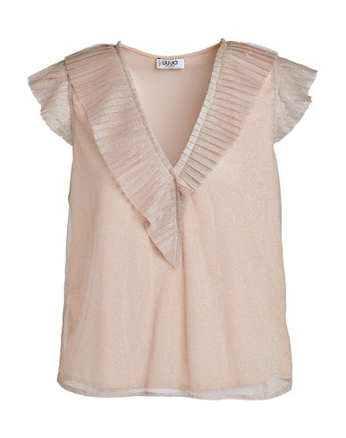 Shop Liu •jo Woman Top Blush Size 8 Polyester In Pink
