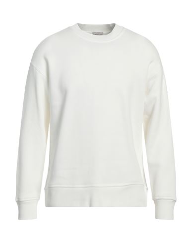 Moncler Man Sweatshirt White Size M Cotton