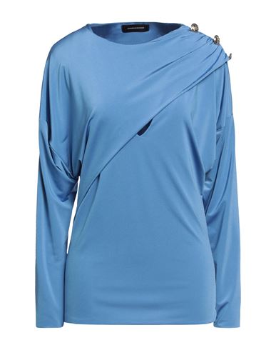 Les Bourdelles Des Garçons Woman Mini Dress Pastel Blue Size 6 Polyester, Elastane In Blue