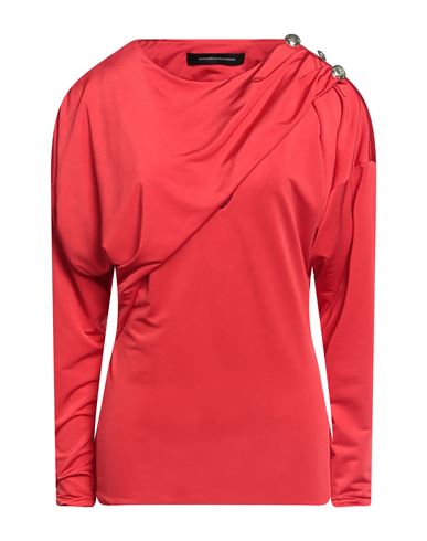 Les Bourdelles Des Garçons Woman T-shirt Red Size 4 Polyester, Elastane