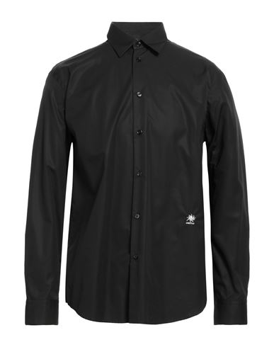 Oamc Man Shirt Black Size Xs Cotton, Silk