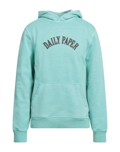 Daily Paper Man Sweatshirt Turquoise Size L Cotton In Blue