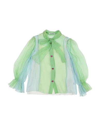 Dolce & Gabbana Babies'  Toddler Girl Shirt Light Green Size 7 Silk