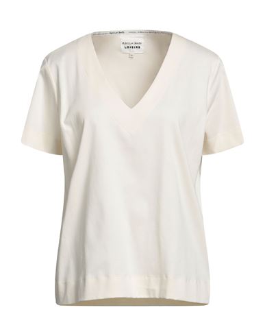 Alessia Santi Woman T-shirt Cream Size 8 Cotton In White