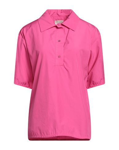 Alessia Santi Woman Shirt Fuchsia Size 8 Cotton In Pink