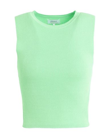 Only Woman Top Green Size L Viscose, Nylon
