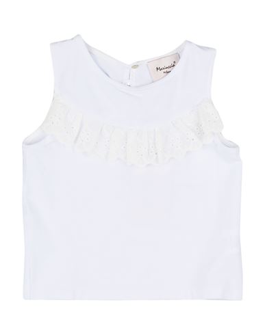 Mariuccia Babies'  Toddler Girl T-shirt White Size 6 Cotton, Elastane