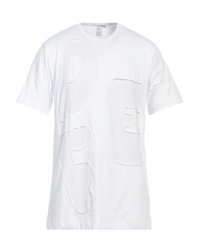 Shop Comme Des Garçons Shirt Man T-shirt White Size Xs Cotton