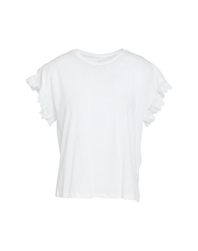 Only Woman T-shirt White Size Xl Cotton