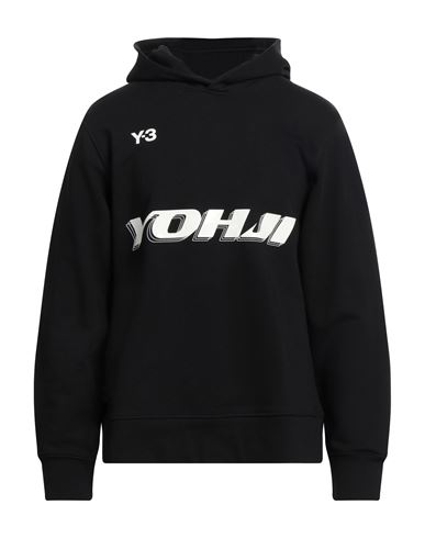 Y-3 Man Sweatshirt Black Size M Cotton